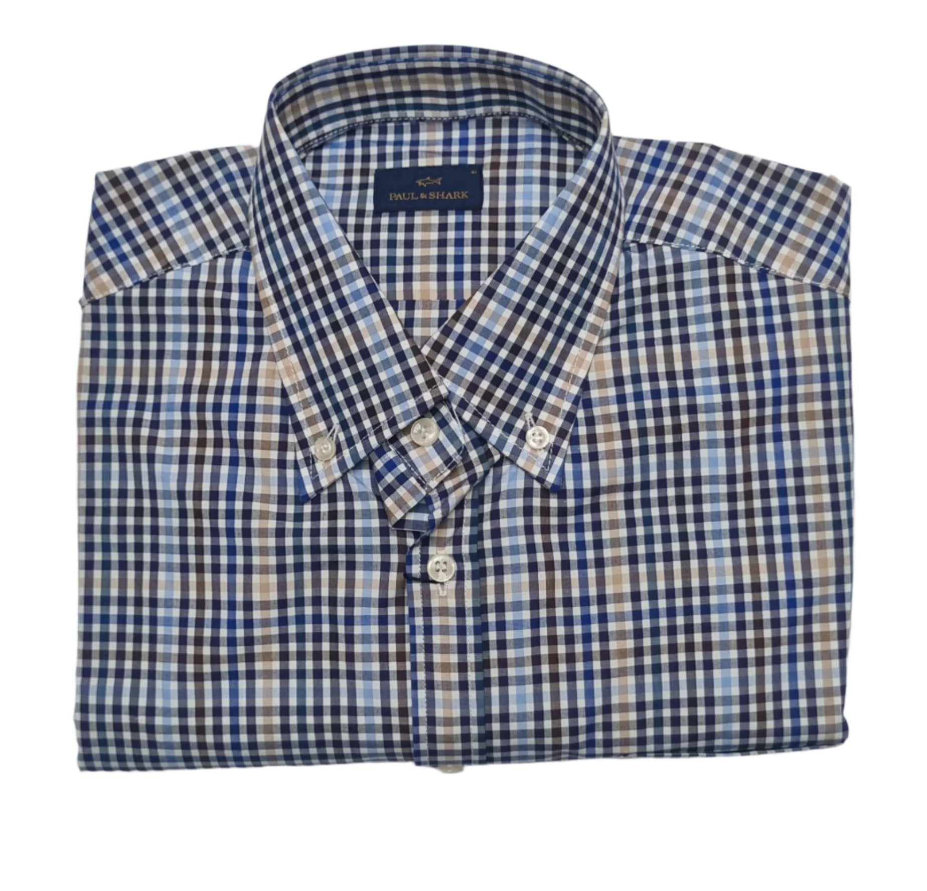 The Paul &amp; Shark Soft Touch Poplin Shirt brings a new level of comfort to your casual wardrobe. Made from high-quality poplin fabric, this shirt offers an exceptionally smooth and soft feel