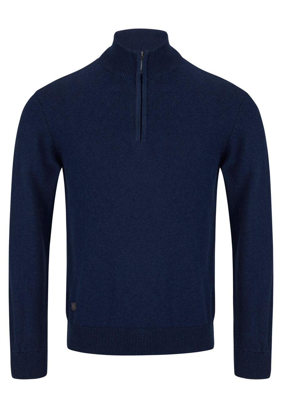 Sixth Sense Andrew Half Zip Sweater is the perfect blend of style and practicality, offering a modern take on classic knitwear. Crafted from high-quality fabric, this 1/2 zip jumper provides warmth and versatility, 