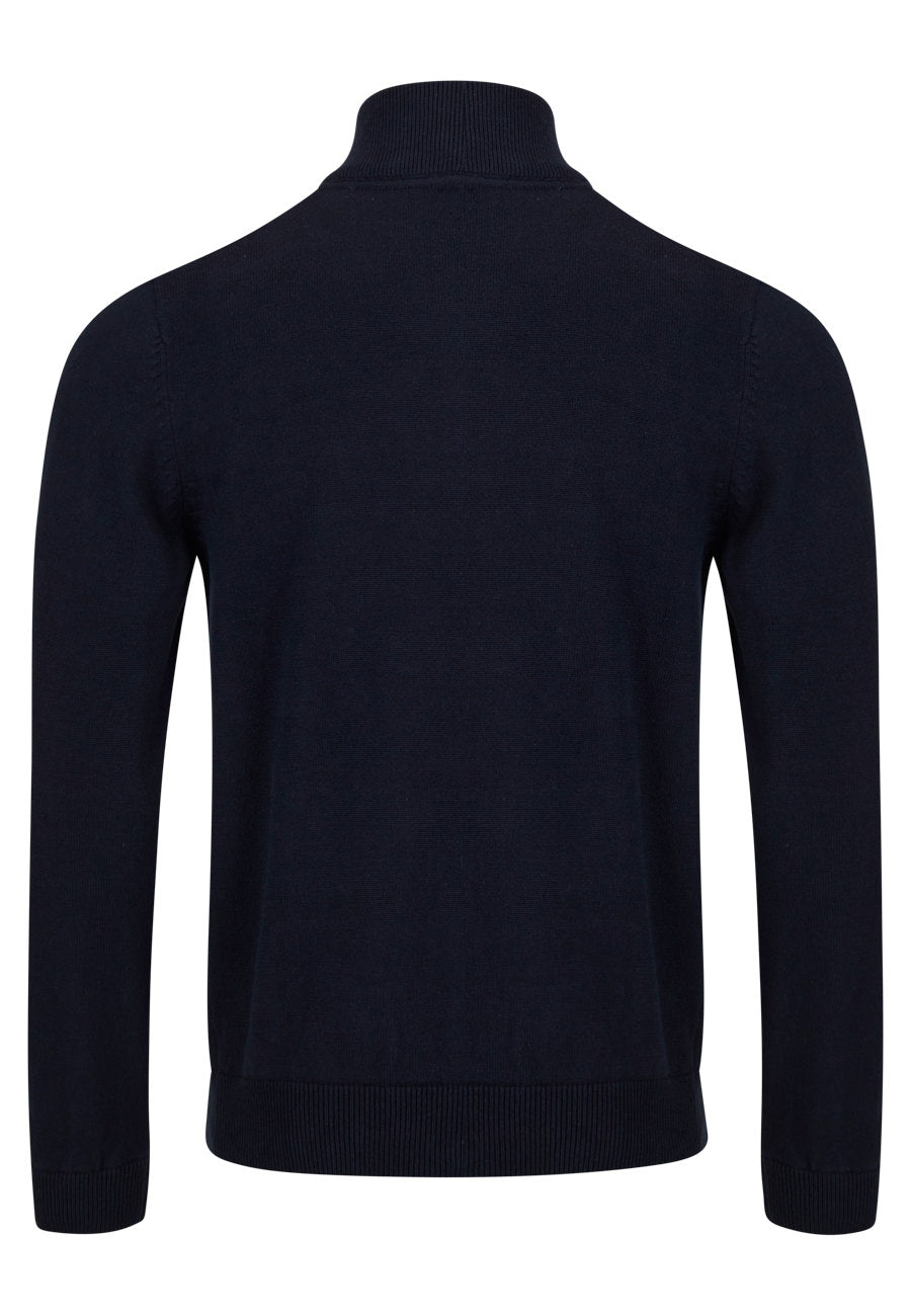 Sixth Sense Andrew Half Zip Sweater is the perfect blend of style and practicality, offering a modern take on classic knitwear. Crafted from high-quality fabric, this 1/2 zip jumper provides warmth and versatility, 