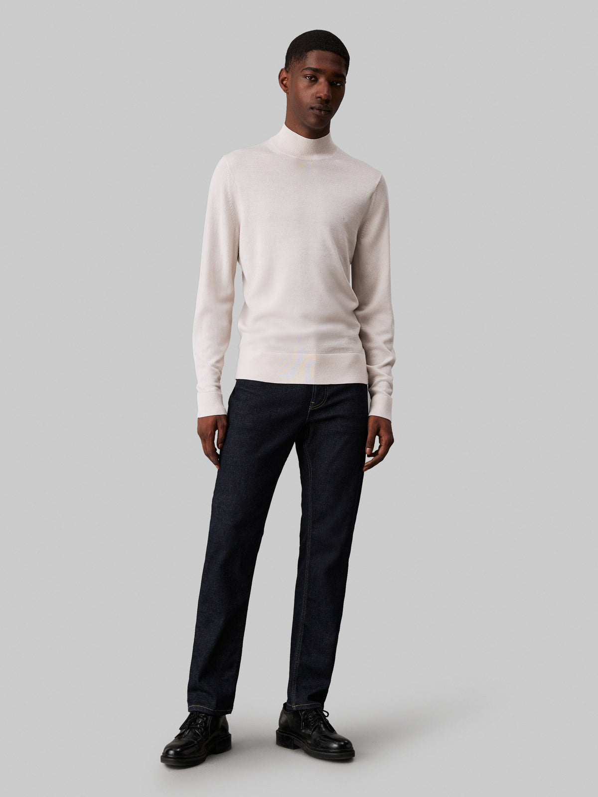 Calvin Klein - merino mock neck