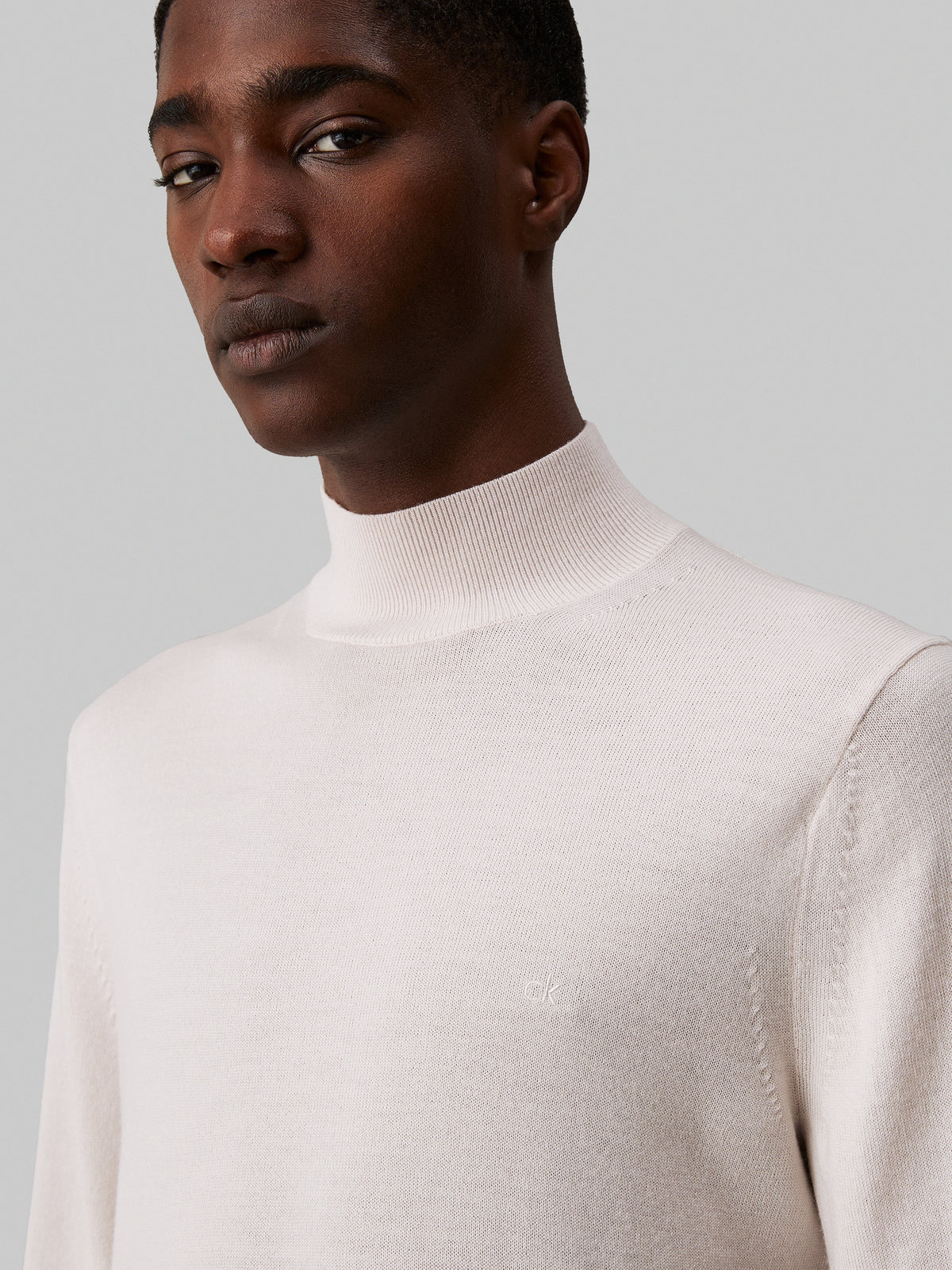 Calvin Klein - merino mock neck