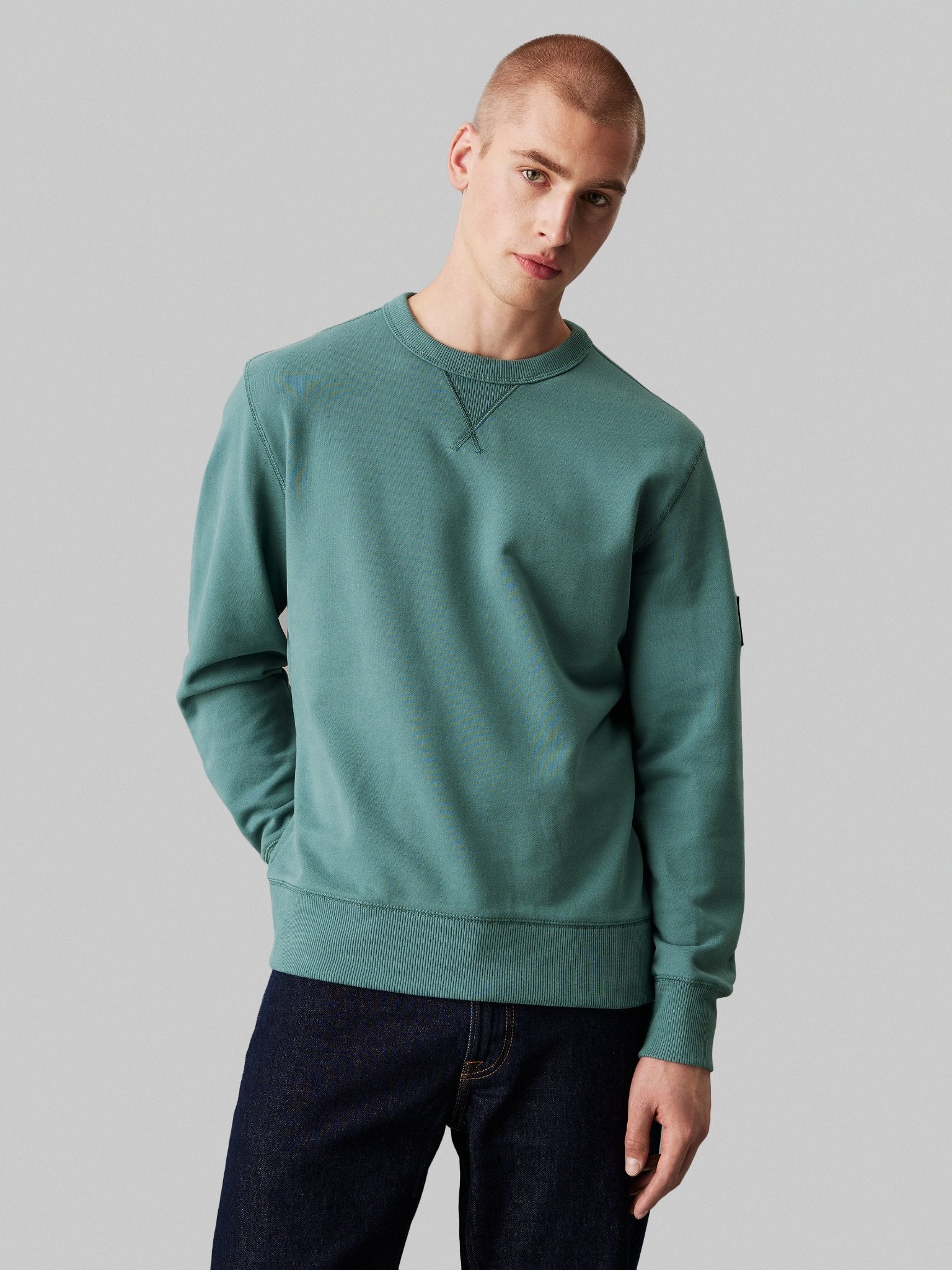 Badge Crew Neck Sweater