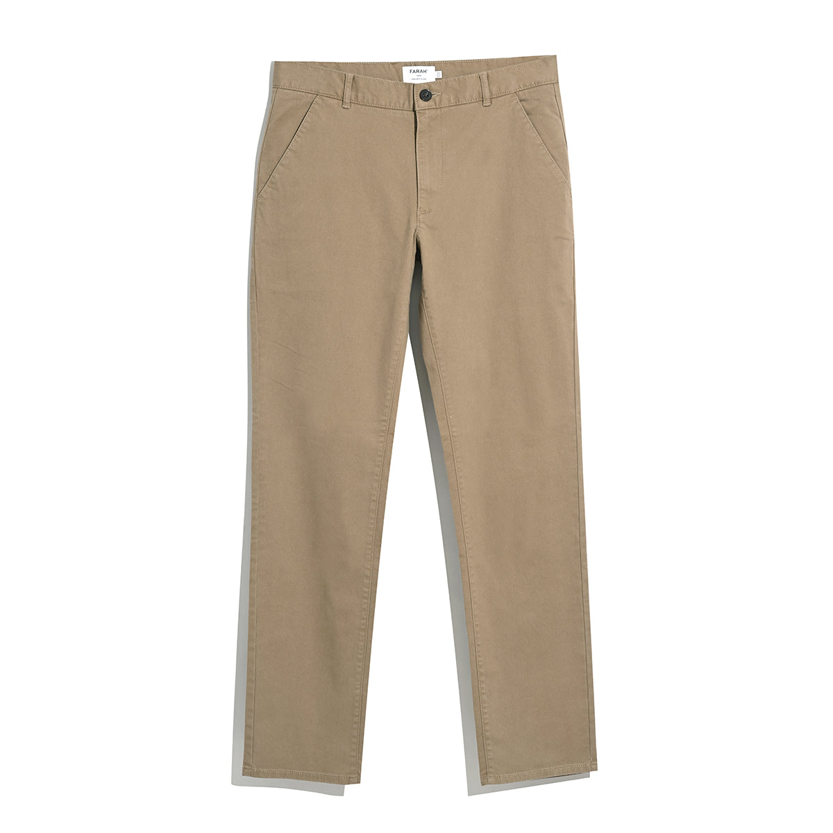 The Farah Elm Chino offers a perfect balance of comfort and style, making it a must-have for any casual wardrobe.