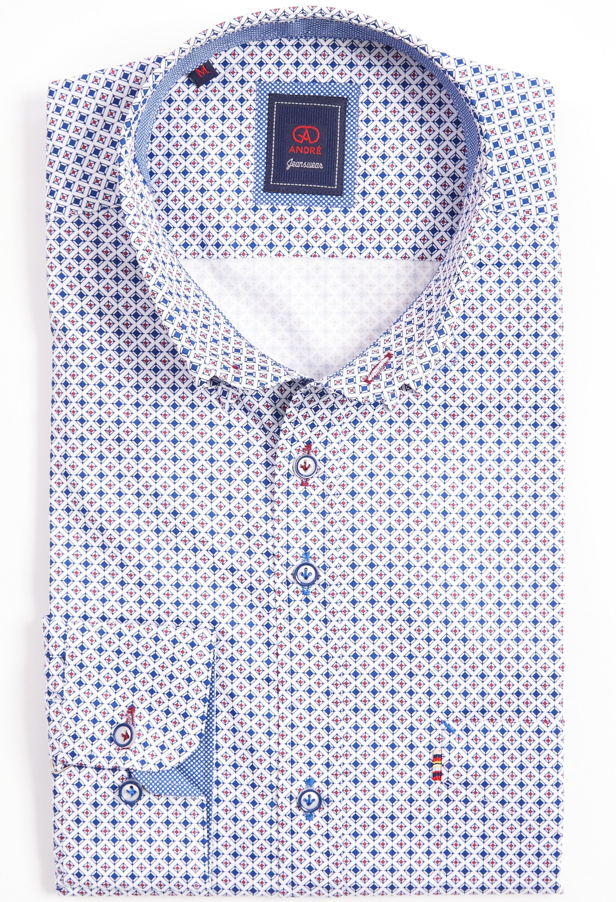 André Florence Shirt. Soft, breathable, and versatile, this casual shirt combines modern style with everyday comfort, perfect for any occasion.