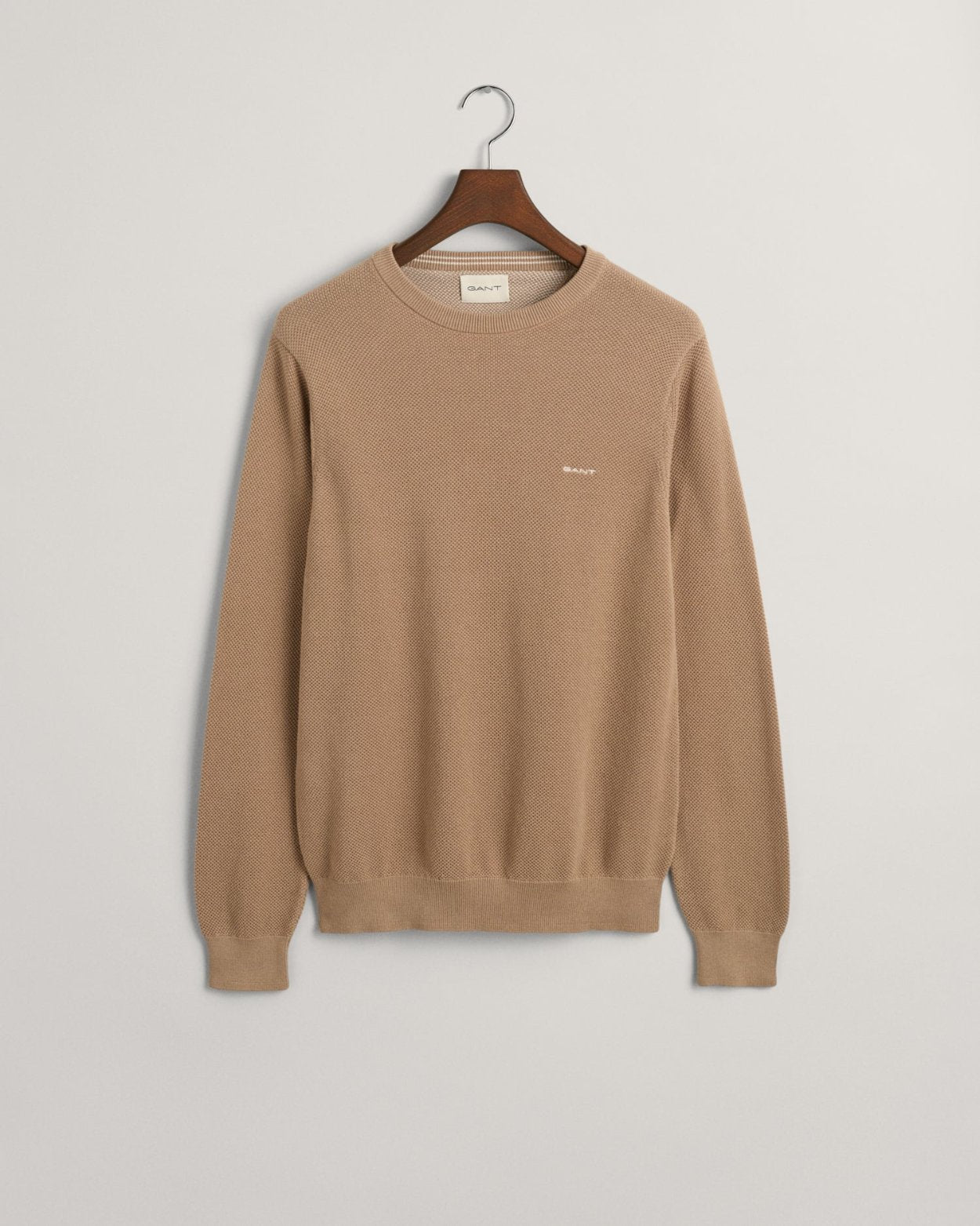 Cotton Pique Crew neck sweater - Gant