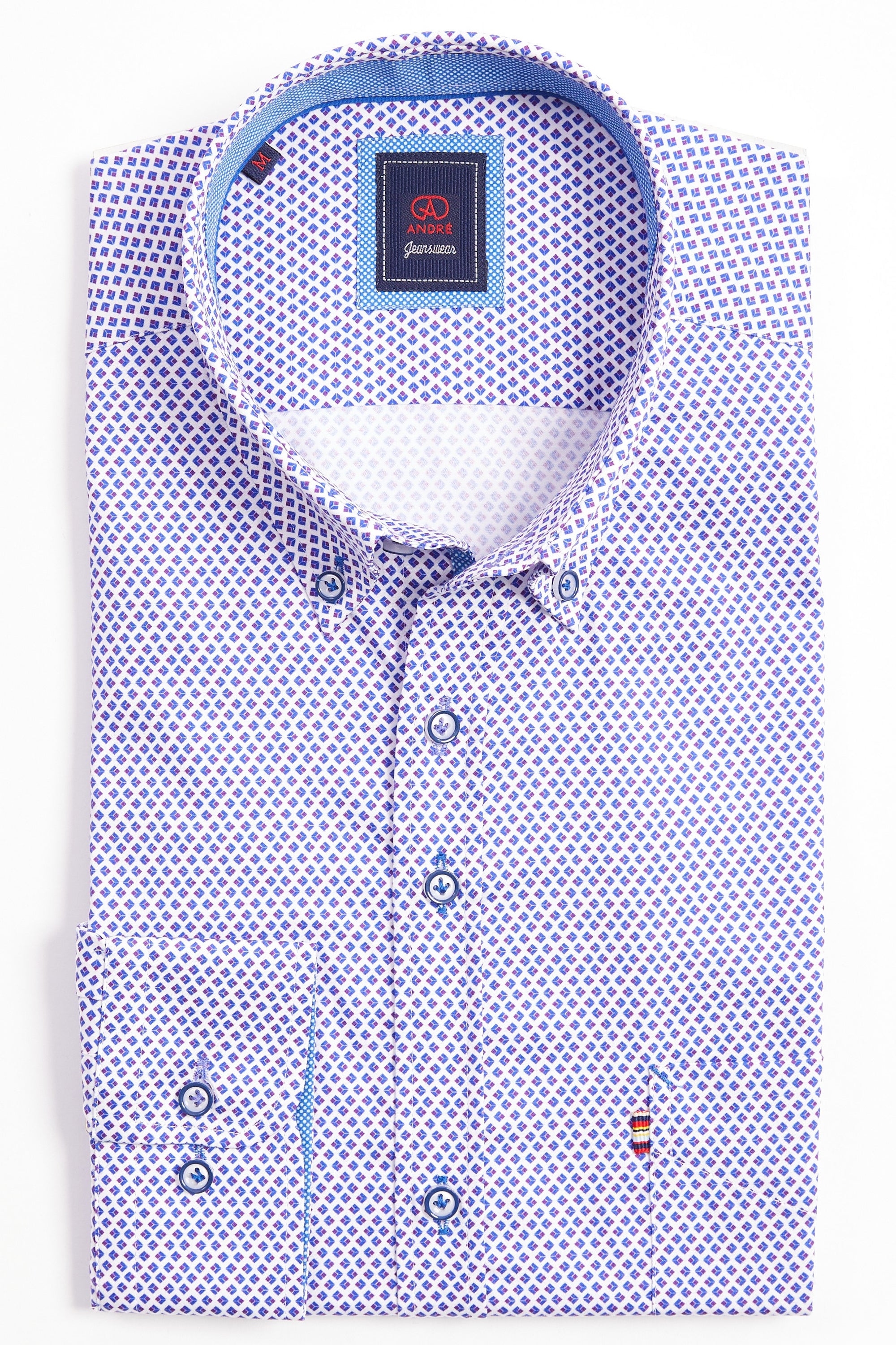 André Naples Shirt. Soft, breathable, and versatile, this casual shirt offers effortless style and comfort for any occasion.