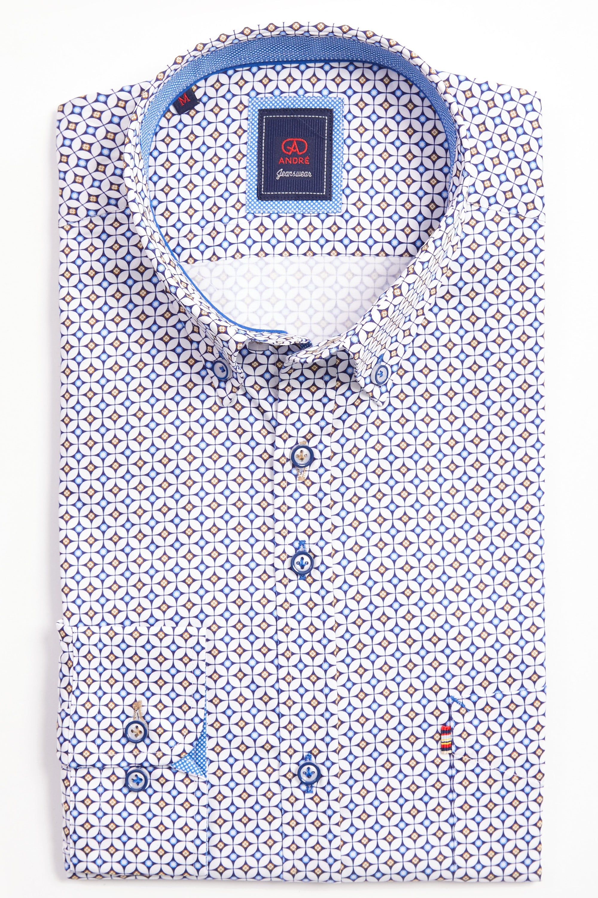 André Rhine Shirt, crafted for both style and comfort. With its soft, breathable fabric and classic design, this casual shirt is perfect for any occasion.