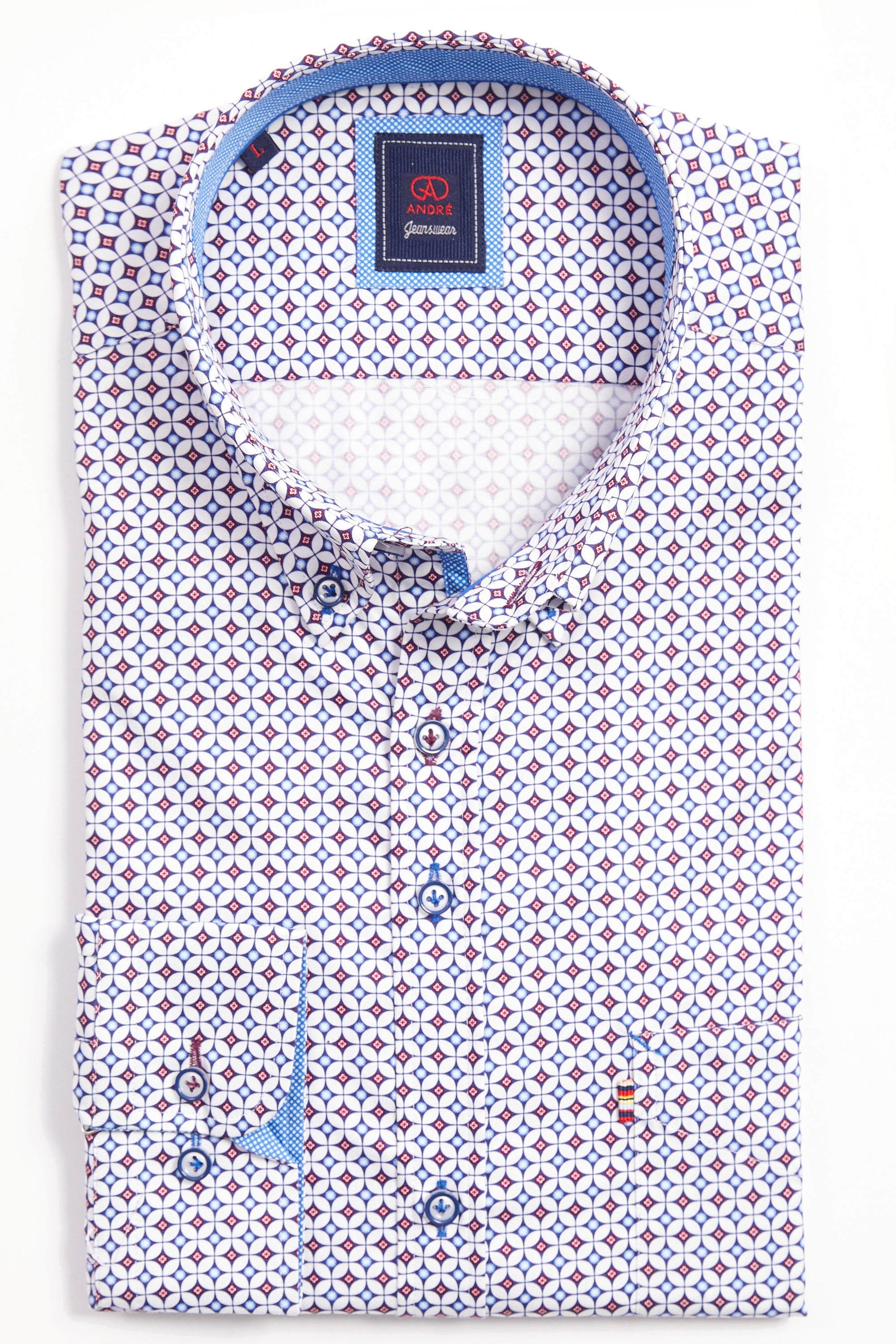 André Sienna Shirt, a perfect blend of modern style and everyday comfort. Soft, lightweight, and versatile, this casual shirt is ideal for any occasion.