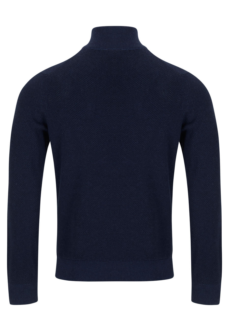 Sixth Sense Stanley Half Zip Sweater combines classic style with modern functionality, making it an essential addition to your knitwear collection.