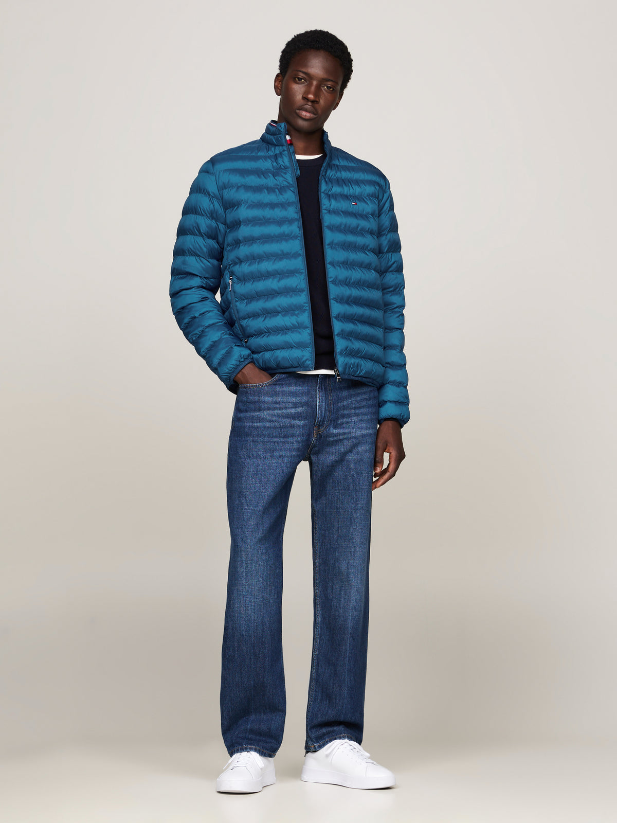 Tommy Hilfiger Core packable circular jacket