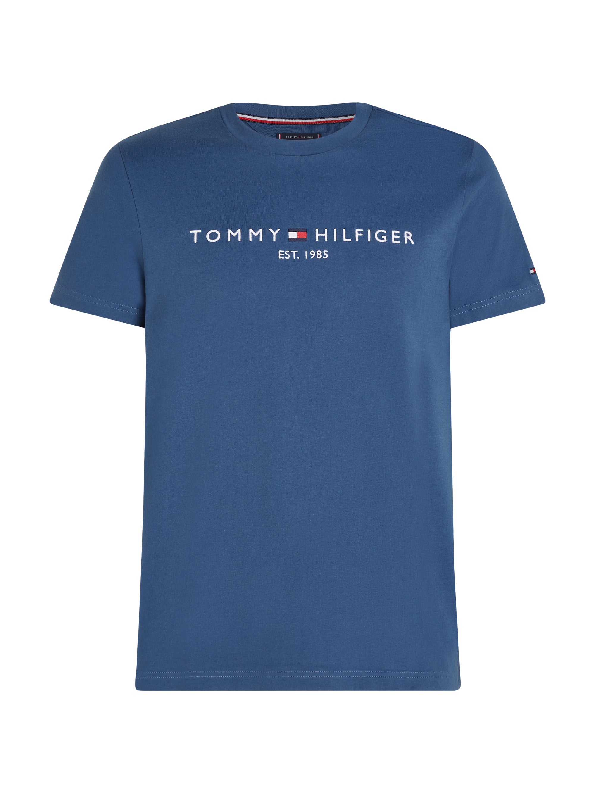 Tommy Hilfiger -  LOGO TEE Blue