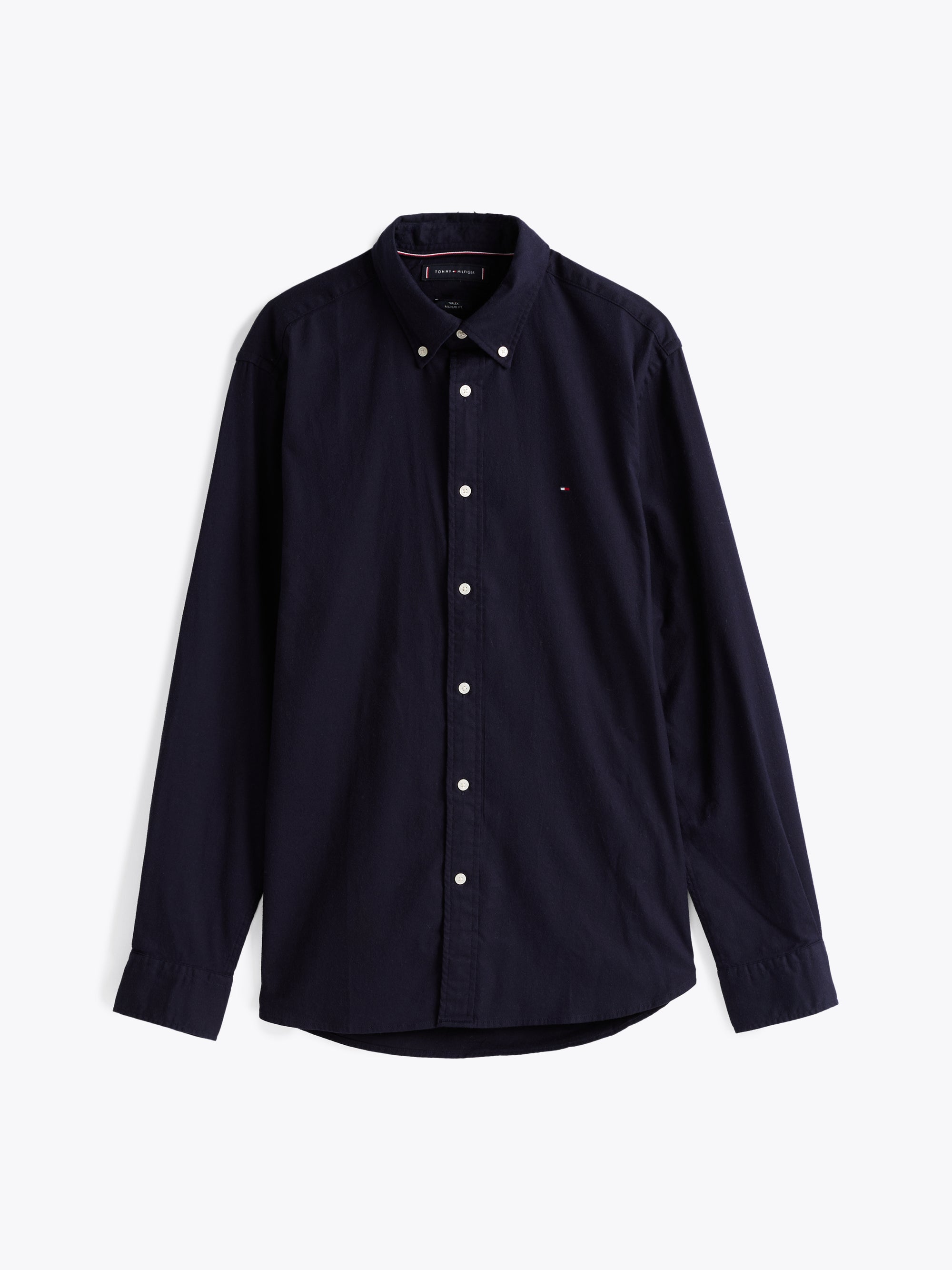 Tommy Hilfiger - flex brushed solid shirt 