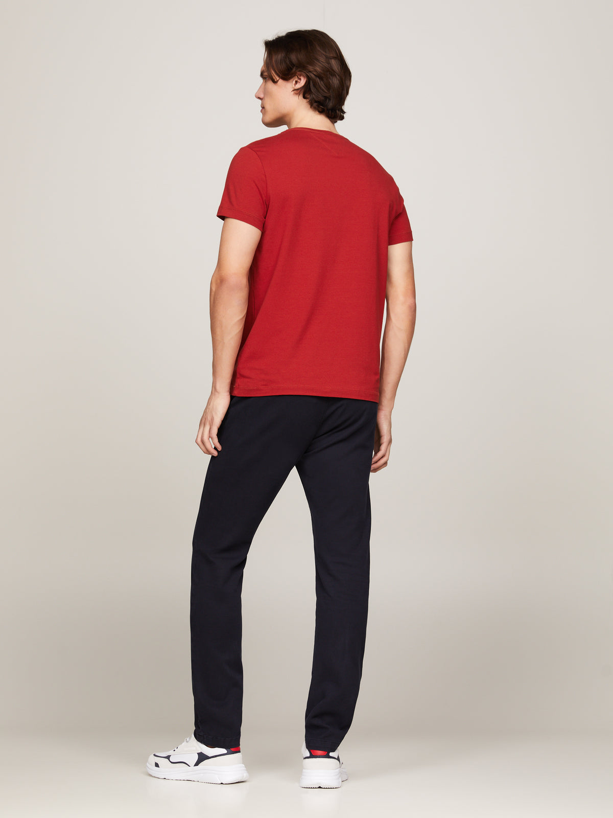 Tommy Hilfiger Stretch Slim Fit Tee - Red