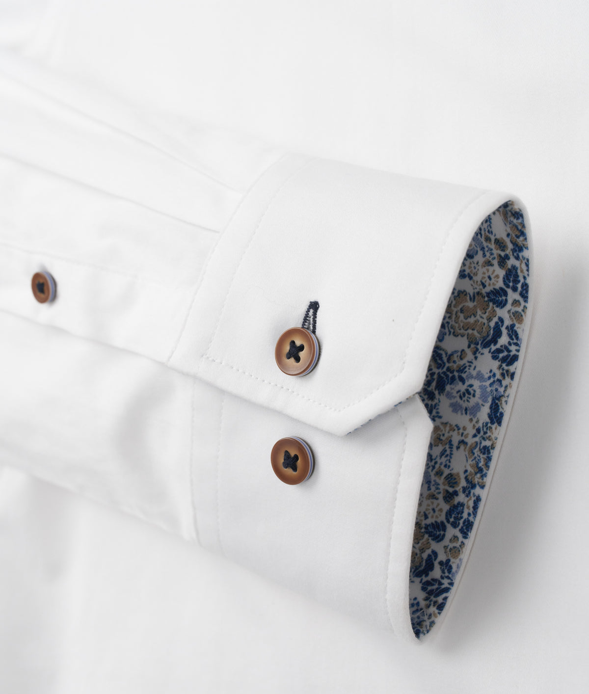 Bugatti Plain Shirt - white