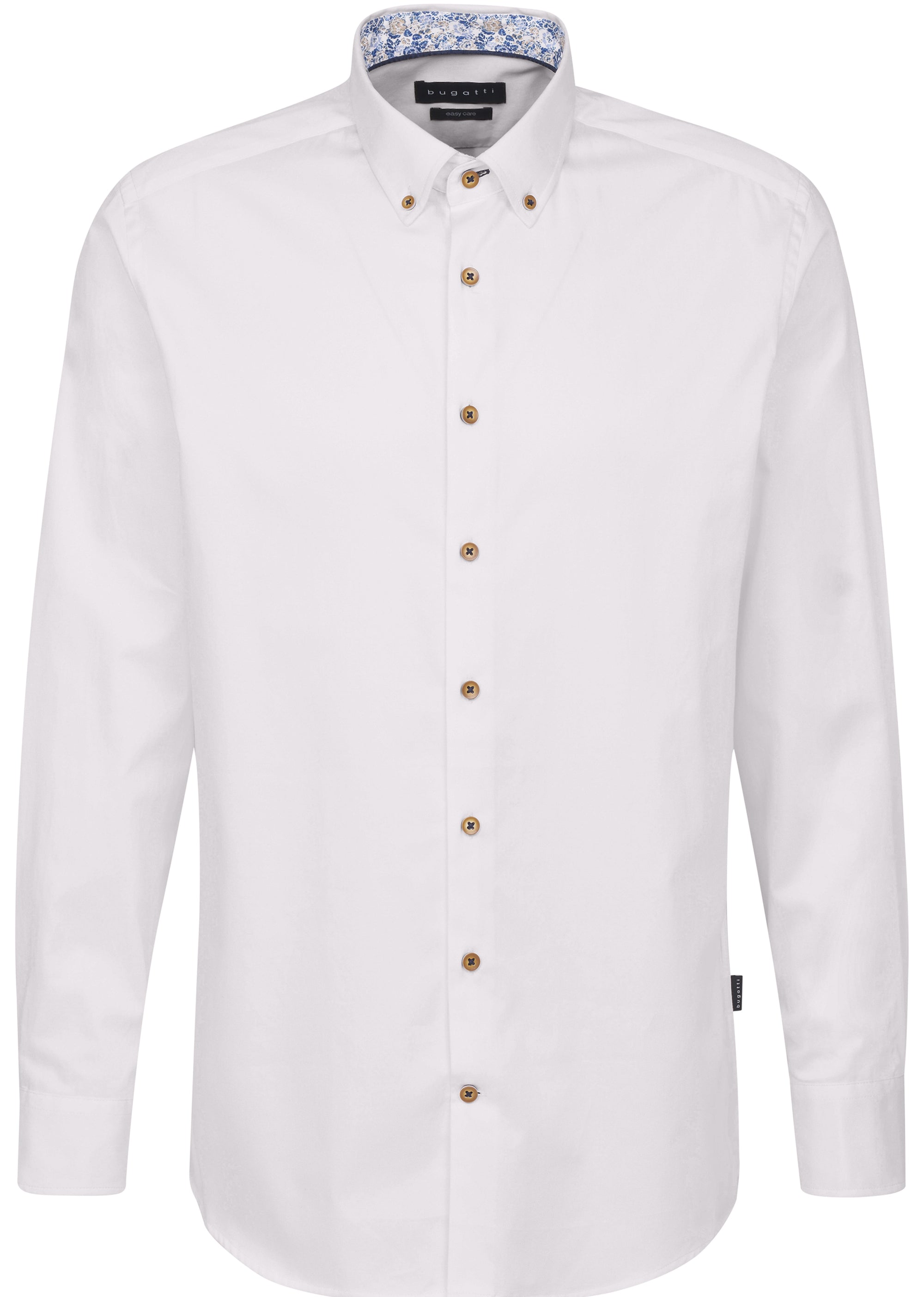 Bugatti Plain Shirt - white